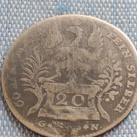Сребърна монета 20 кройцера 1765г. Франкфурт на Майн 29775, снимка 7 - Нумизматика и бонистика - 42930010