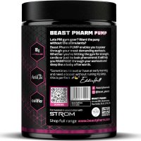 Beast Pharm добавка преди тренировка, без стимуланти, 450 гр, вишна, снимка 8 - Хранителни добавки - 44276842