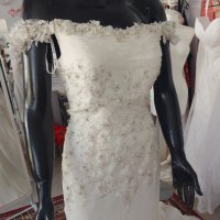 луксозна сватбена булчинска рокля, снимка 4 - Сватбени рокли - 37697596