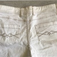 Бели къси дънкови панталони, снимка 14 - Къси панталони и бермуди - 37131370