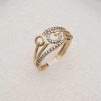 Дамски плътни златни пръстени, снимка 9 - Пръстени - 38540702