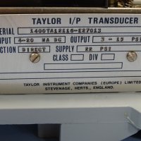пневматичен преобразувател TAYLOR I/P TRANSDUCER 1400TA 3-15 psi, снимка 6 - Резервни части за машини - 35136500