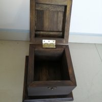 Дървена кутия 16.5 х 15.5 h 18 см. , снимка 5 - Други стоки за дома - 37309271