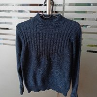 Тъмно син пуловер , снимка 10 - Блузи с дълъг ръкав и пуловери - 44398667