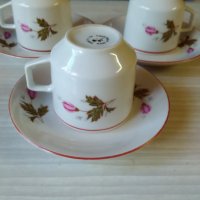 Ретро порцеланови чашки за кафе 2 броя, снимка 5 - Антикварни и старинни предмети - 29104871
