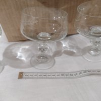 Кристални  чаши за вино / шампанско гравирани , снимка 5 - Антикварни и старинни предмети - 39096362