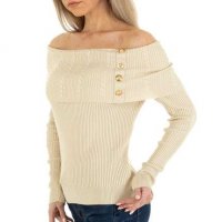 Ликвидация! Дамски плетен пуловер, 3цвята , снимка 3 - Блузи с дълъг ръкав и пуловери - 35180577