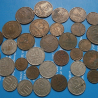 Лот стари руски не повтарящи се монети , снимка 2 - Нумизматика и бонистика - 44574933