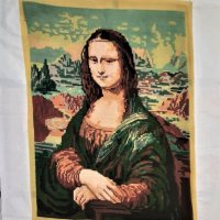 Гоблен "Мона Лиза"– ръчно ушит, снимка 1 - Гоблени - 31141632