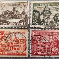 Германия, 1939 г. - непълна серия марки с печат, снимка 1 - Филателия - 38194189