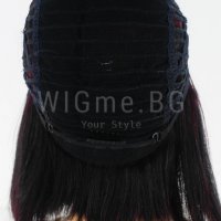 Черна перука от ЕСТЕСТВЕН косъм Селена, снимка 7 - Аксесоари за коса - 37787565