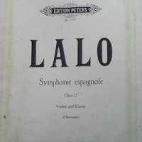 Simphonie espagnole. Opus 21 Lalo, снимка 1 - Специализирана литература - 39042815