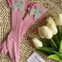 Ръчно изработени бебешки чорапи, снимка 3 - Бебешки чорапи - 36611455