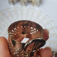 Красиви посребрени пръстени за салфетки от Англия , снимка 9 - Антикварни и старинни предмети - 39283945