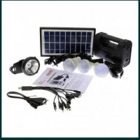 Комплект соларна осветителна система GDLITE GD-8007, снимка 4 - Соларни лампи - 31723610