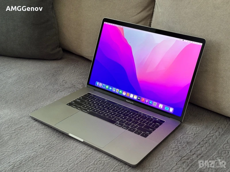 15,4'Macbook Pro 2017 Touchbar/i7 2.9Ghz/16GB Ram/512GB SSD/Radeon 4GB, снимка 1