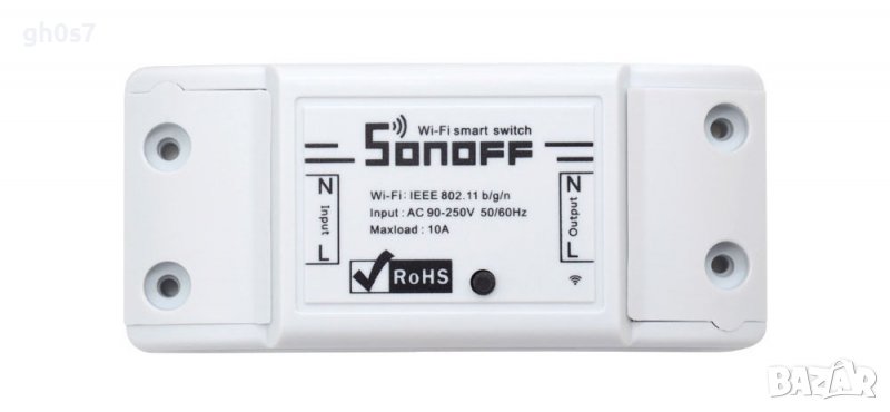 SONOFF Basic smart wi-fi реле, снимка 1