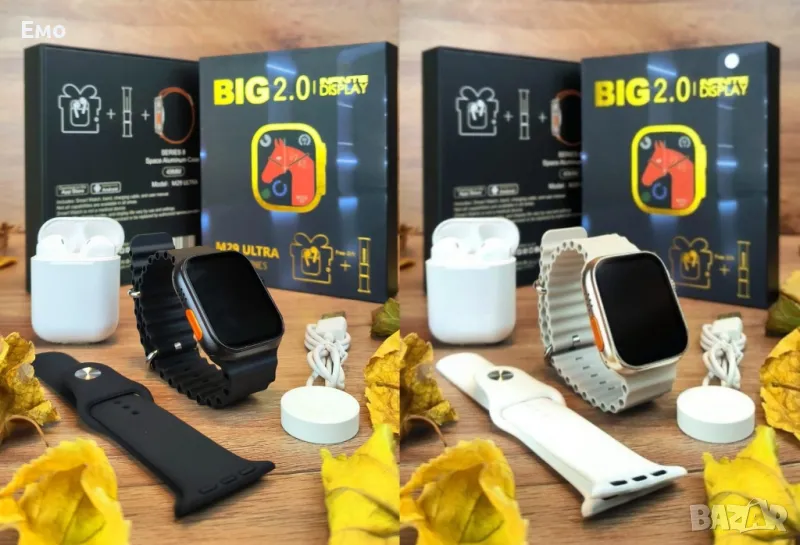 Часовник - M29 ULTRA със слушалки 

 , снимка 1