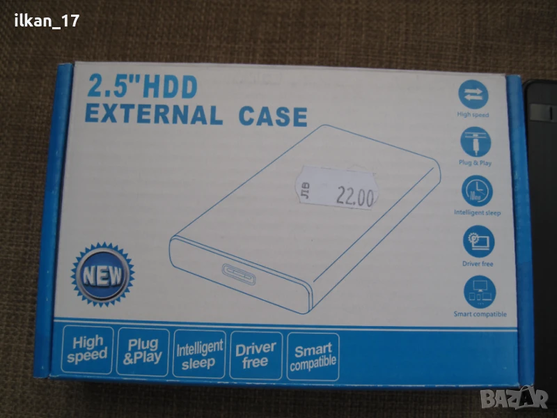 Кутия Нова за диск HDD 2.5", SATA, USB 3.0 НОВА Внос от Германия!, снимка 1
