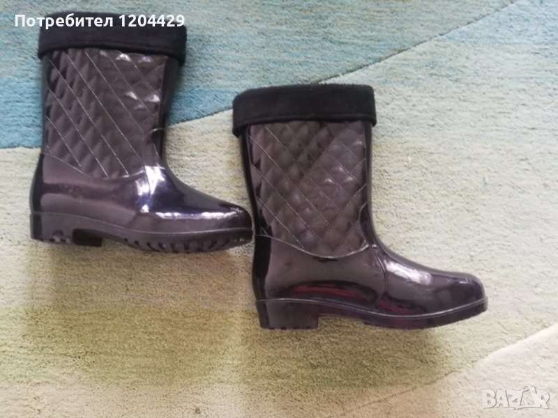 Гумени ботушки 2 в 1, с чорап, 5 лева, снимка 1