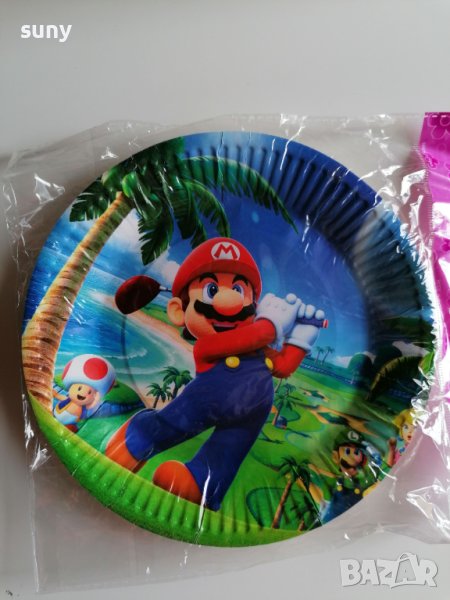 Парти чинийки супер Марио, снимка 1