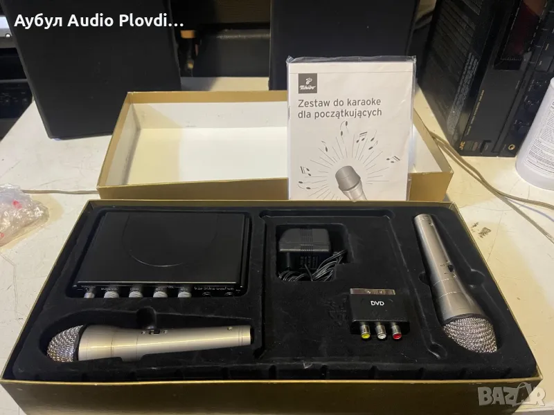 Два жични караоке микрофона. Karaoke-Set Tchibo , снимка 1