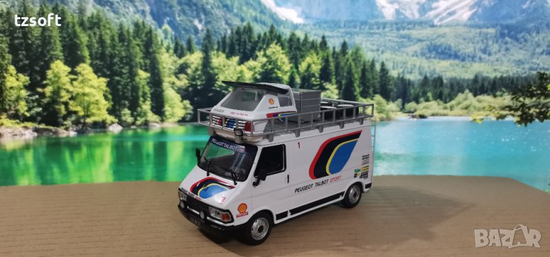 Citroen C35 Phase 2 Service Transporter Team Peugeot Talbot Sport 1983-86 мащаб 1:43, снимка 1