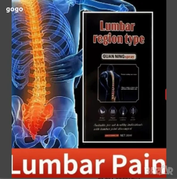  спрей за болки в гърба , снимка 1