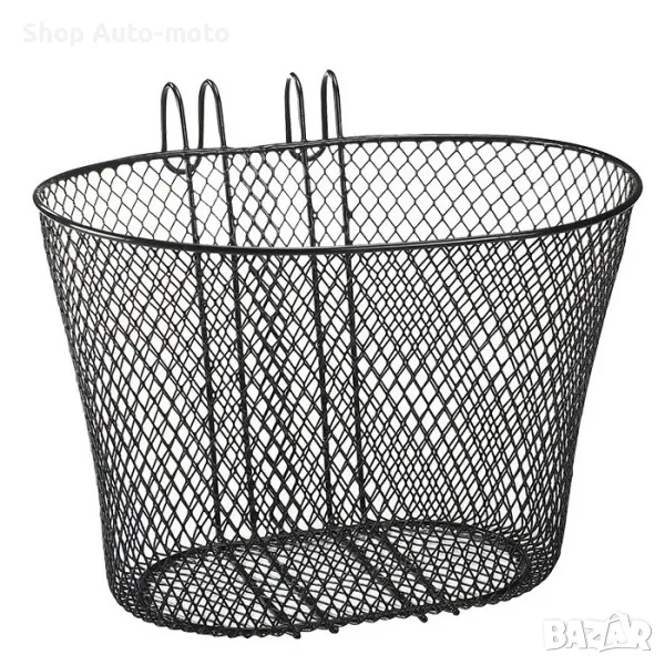 Кошница за велосипед Automat, Предна, Закачаща се, Черна , снимка 1