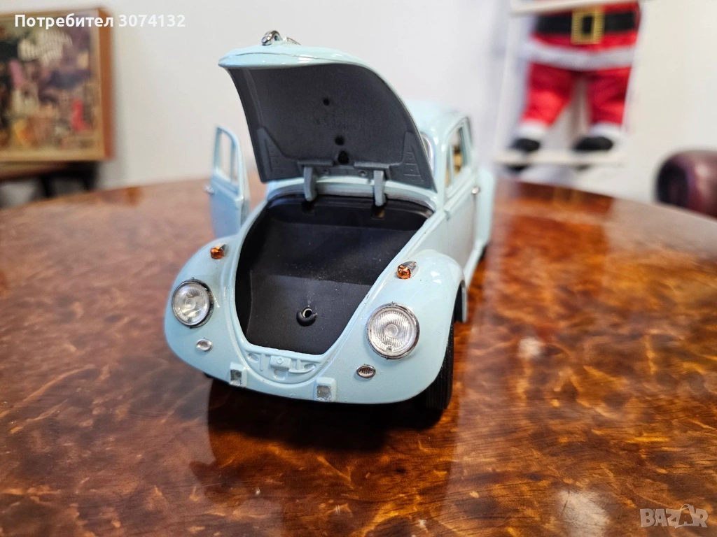 Метална колекционерска количка Volkswagen Beetle 1967, снимка 1