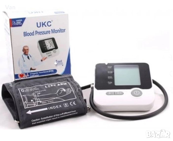 Електронен автоматичен апарат за кръвно с голям дисплей, снимка 1