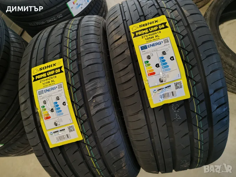 2бр.НОВИ летни гуми SONIX 275 40 19 DOT24 цена за брой, снимка 1