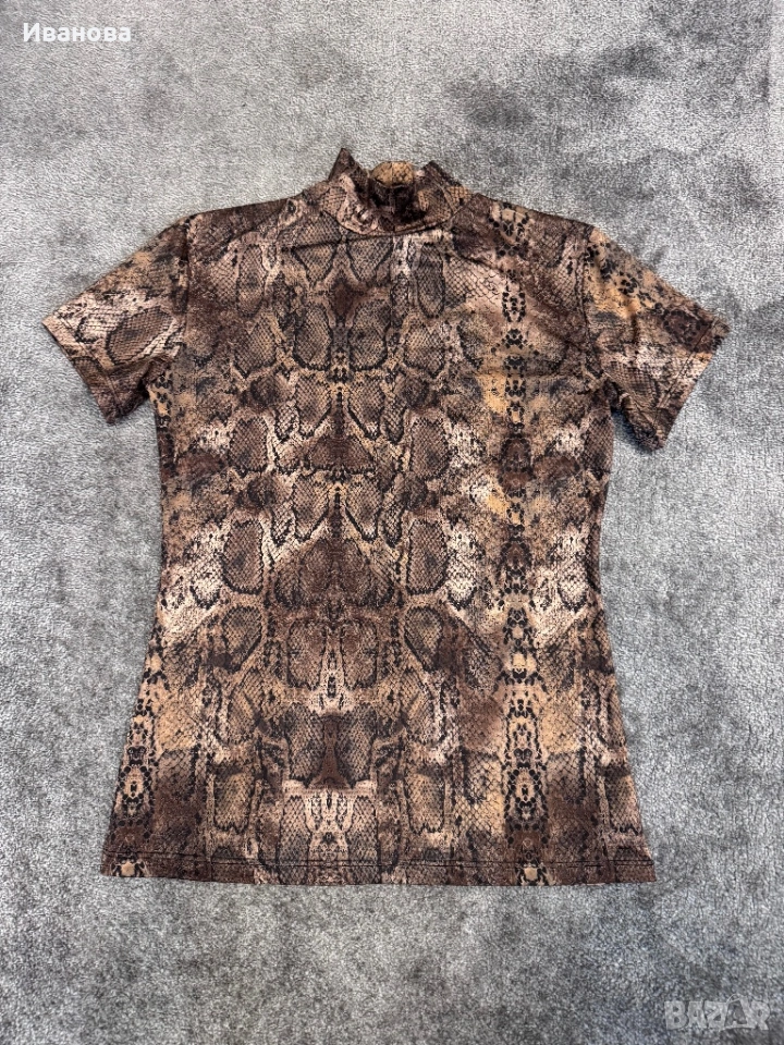 Дамска блуза с животински принт, снимка 1