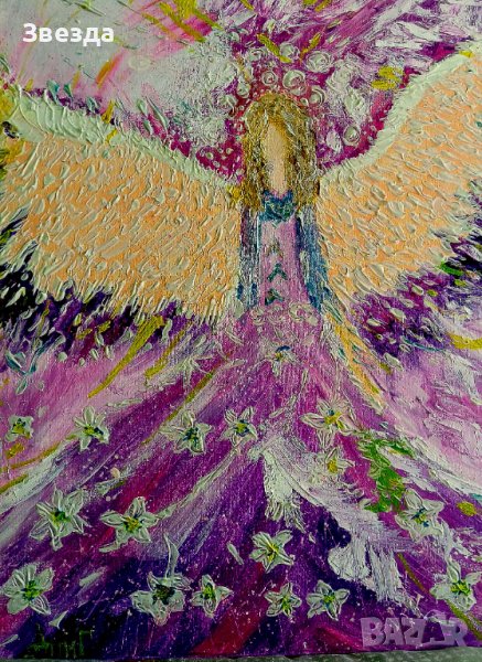 Картина "Ангелско изкуство", снимка 1