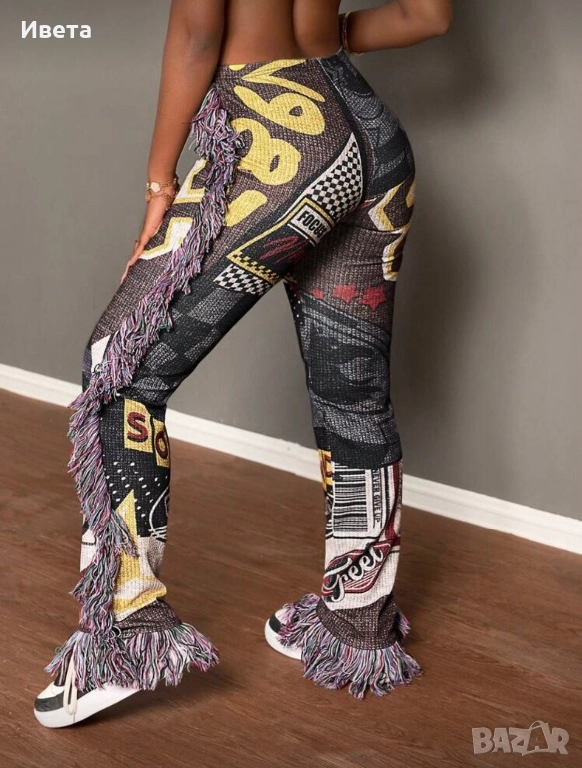 Дамски екстравагантен панталон, снимка 1