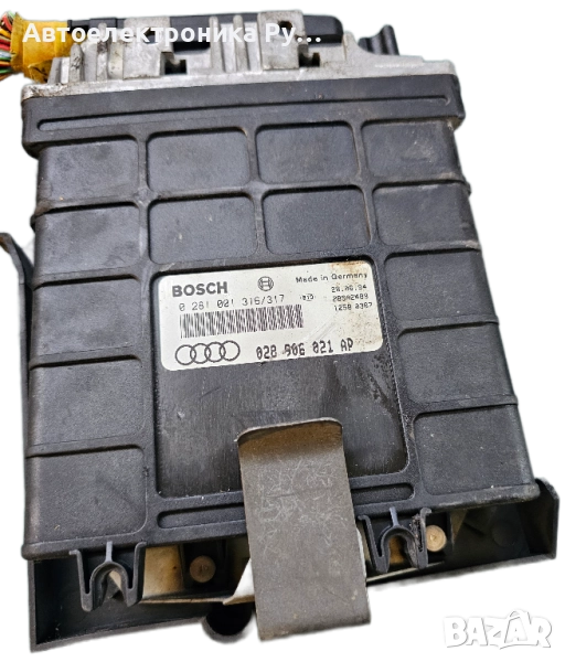 компютър AUDI A4 1.9 TDI, BOSCH ,0 281 001 316/317, 0281001316/317, 028 906 021 AP, 028906021AP , снимка 1