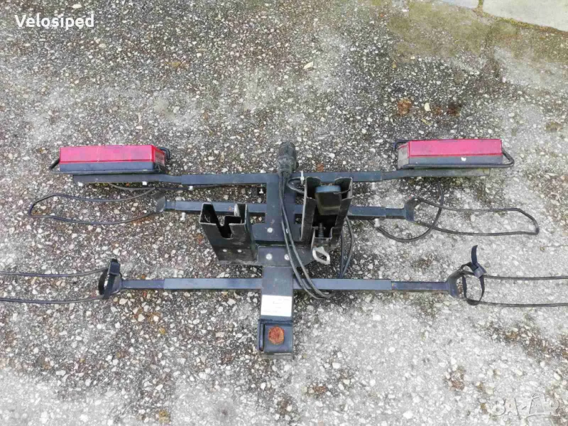 Багажник за два велосипеда монтаж на теглич., снимка 1