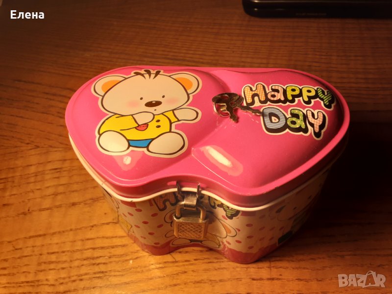 Детска метална касичка, снимка 1