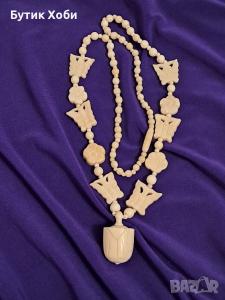Красив гердан от слонова кост , снимка 1