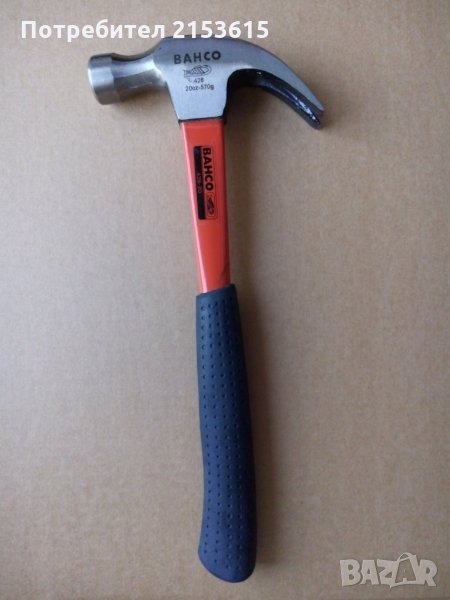 Bahco  570г оранжев чук фибро дръжка, снимка 1