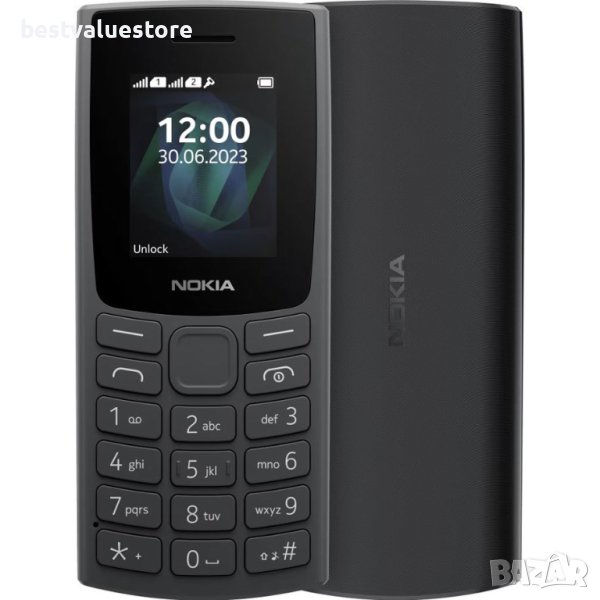 Мобилен Телефон Gsm Nokia 105 2023 Ds Charcoal 1.80 ", снимка 1