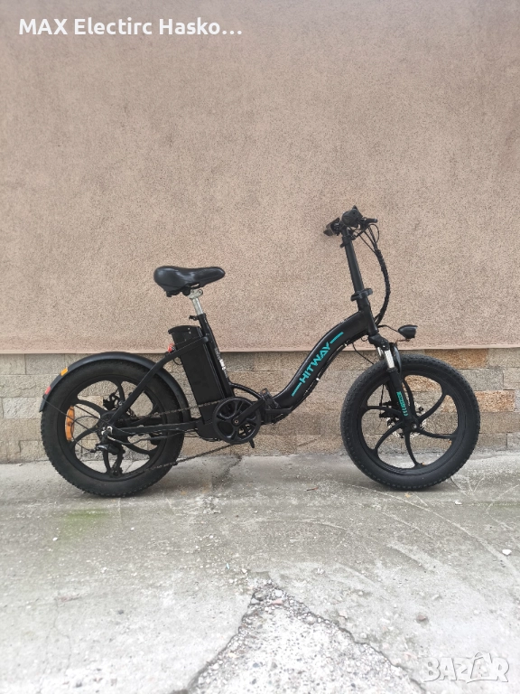 Сгъваем електрически велосипед HITWAY 20" FatTire 500 W/ 36 V/ 11.2 Ah, снимка 1