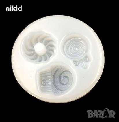 Малки Бисквитка кексче близалка силиконов молд за фондан украса торта декорация мъфин шоколад смола, снимка 1