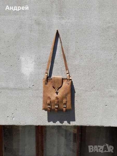 Стара дамска кожена чанта #13, снимка 1