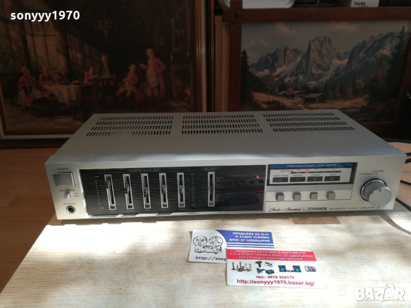 fisher ca-35 like new amplifier japan/sweden 2210201528, снимка 1