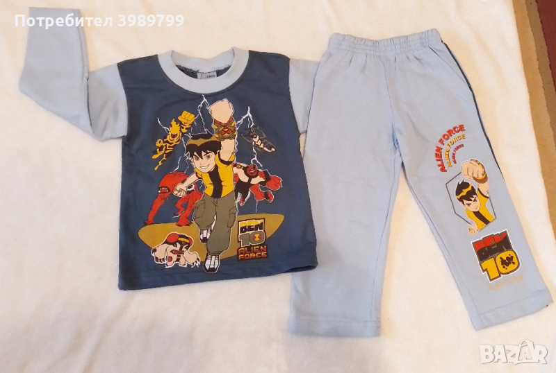 Детски комплект блузка и панталон, нови, 12м , снимка 1