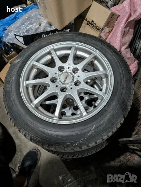 зимни гуми с джанти 15 цола, 5x114.3, suzuki swift sport , снимка 1