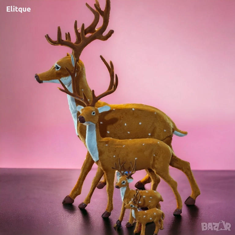 Елегантен коледен елен – перфектната празнична декорация, снимка 1