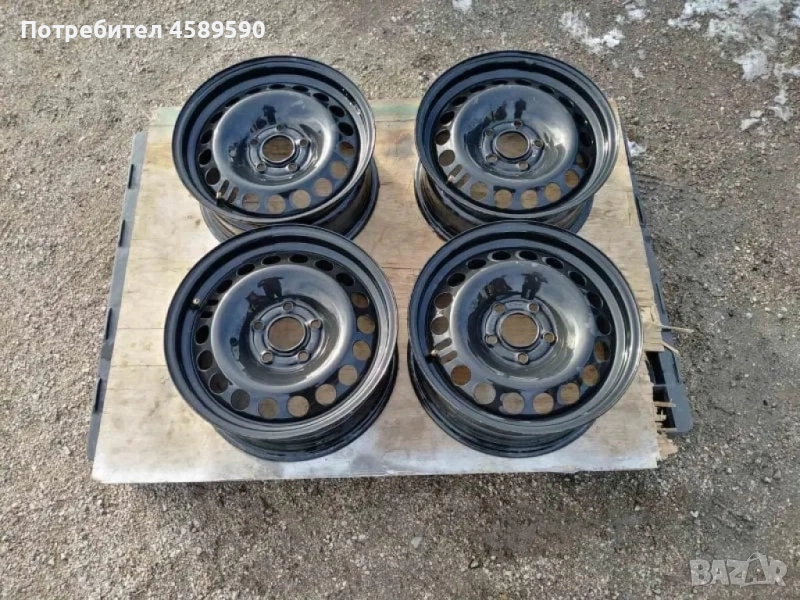 4бр. Оригинални железни джанти 15цола 5x105 за Opel Astra(2015-2021),Chevrolet, снимка 1