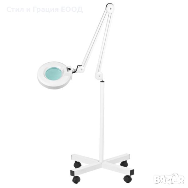 Лампа лупа S4 - 5 диоптера - черна/бяла, снимка 1